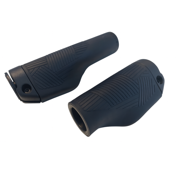 Ergotec håndtagssæt eg-ambition ergonomisk 92 135mm - sort