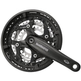 Shimano kranksæt 3 x 10 speed trekking FC-T521 med 175 mm krankarm 48-36-26t octalink - sort