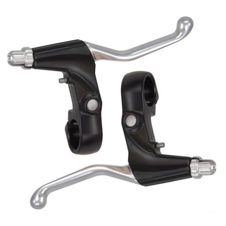 Saccon Brake Handle Set 3 Finger - Silver Black