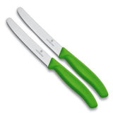 Victorinox tomatkniv takket 2 stk grøn