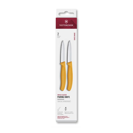 Victorinox skrællekniv 2stk gul spids 8cm