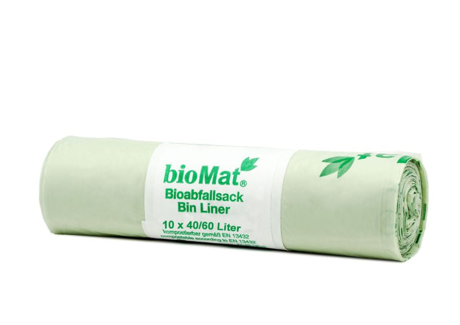 Biomat komposterbare affaldsposer 40 60L - 10 stk.
