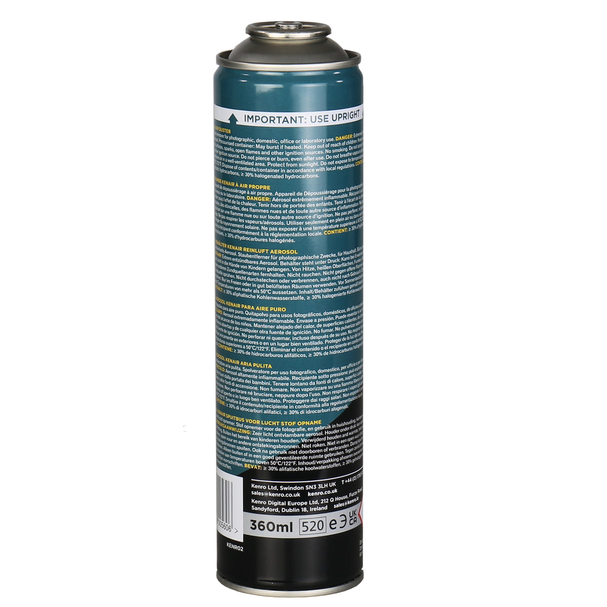 Kenro aerosol luftrefill 360ml