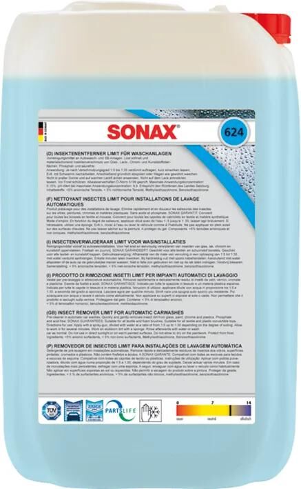 Sonax renser insekt entferner limit insektfjerner 25 ltr.