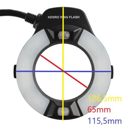 Kenro TTL makroringflash KFL201C til Canon