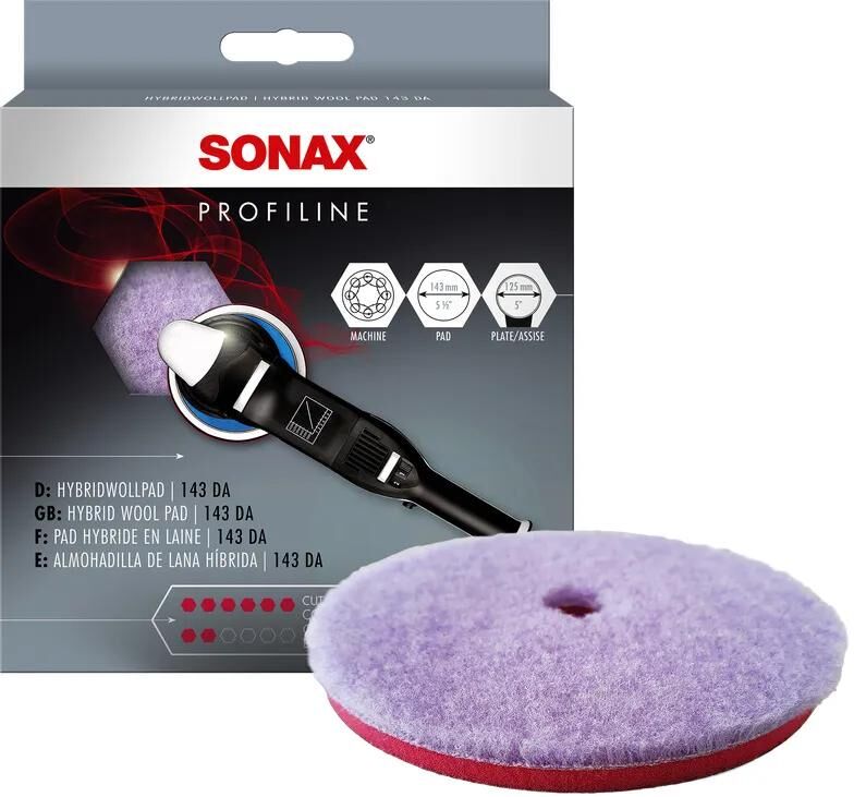 Sonax poleret hybrid uld pad 143 da hybrid uld pad 143 da .