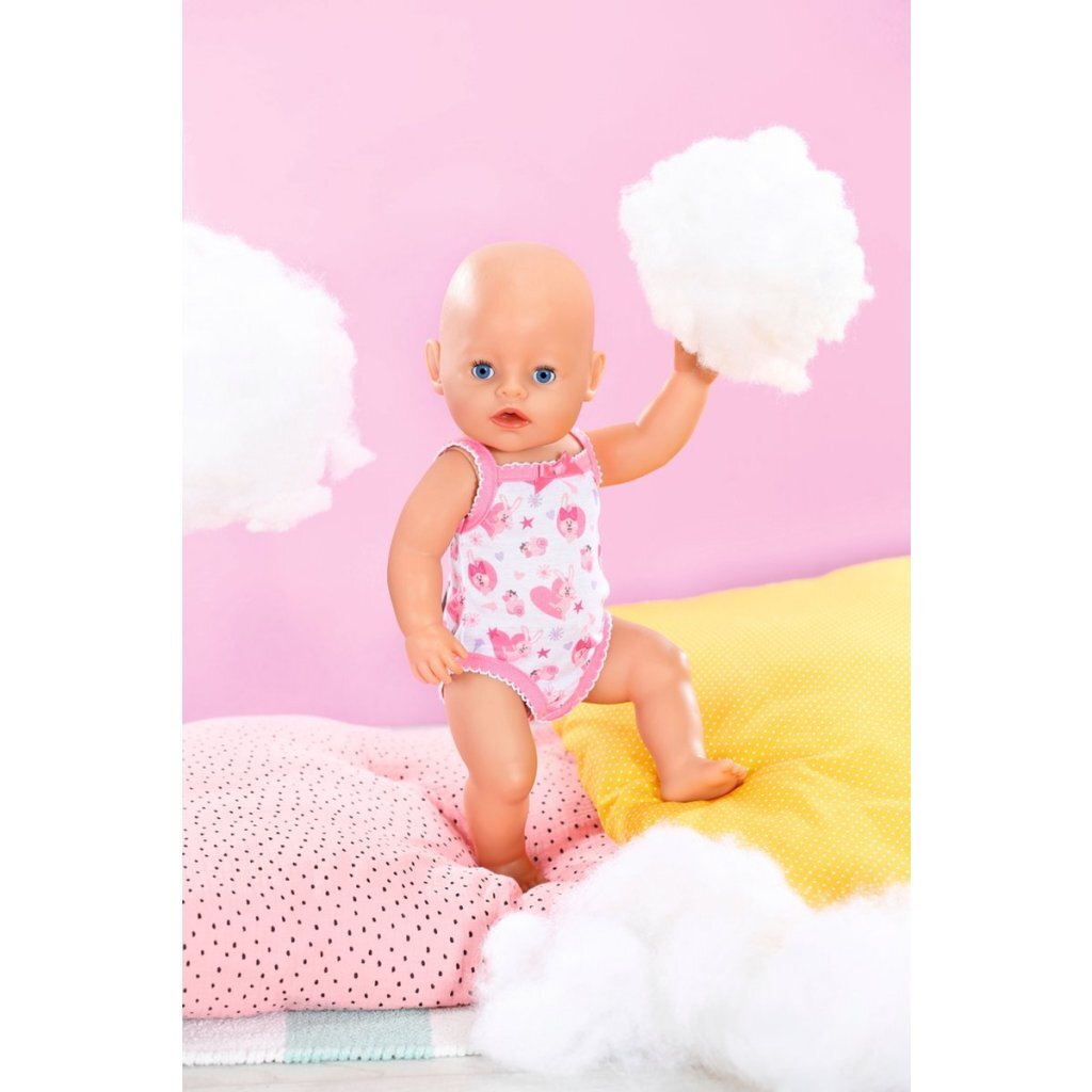 Baby born romper 43 cm pink hvid