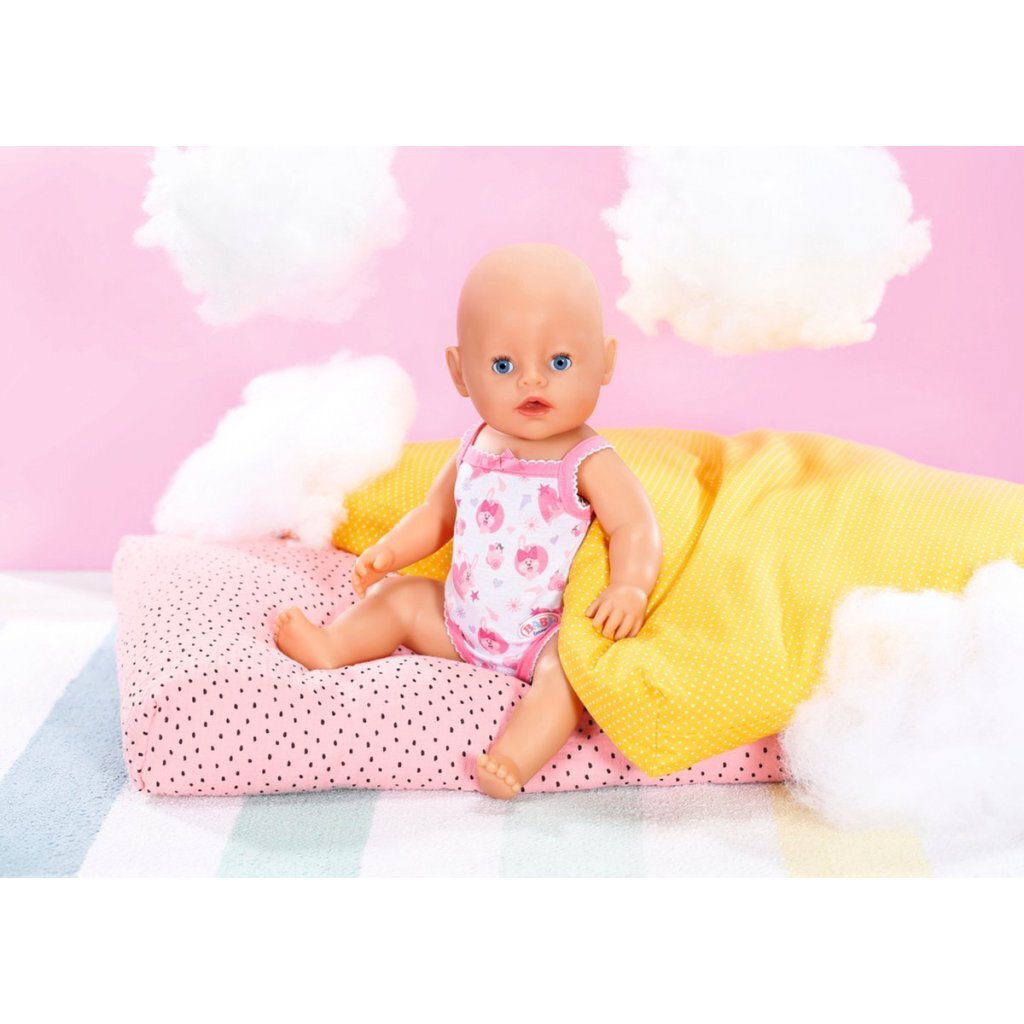 Baby born romper 43 cm pink hvid