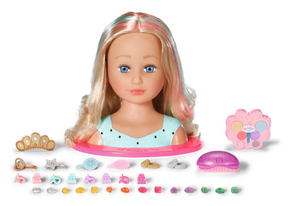 Zapf creation baby born styling make-up og hovedprinsesse - 27 cm