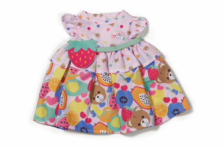 Baby født kjole frugt 43cm