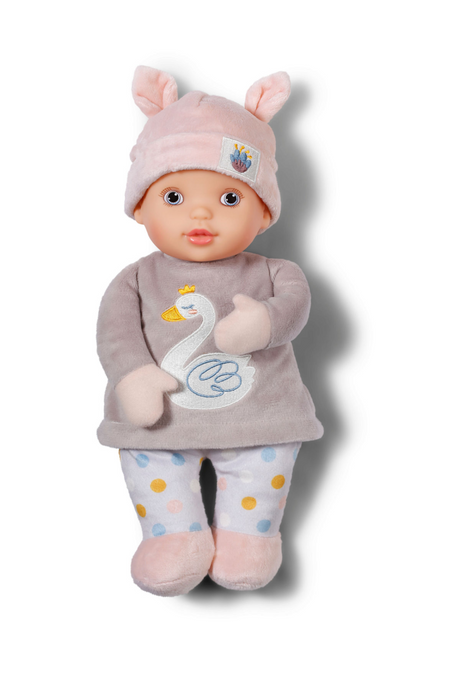Baby born dukke til babyer søde lilla - 30 cm
