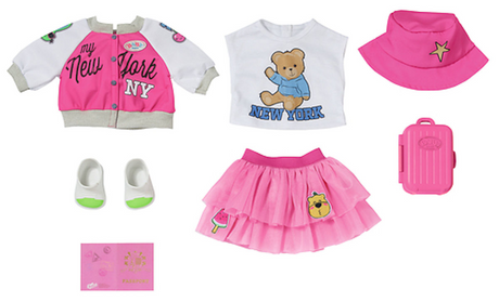 Baby born rejse outfit 43cm