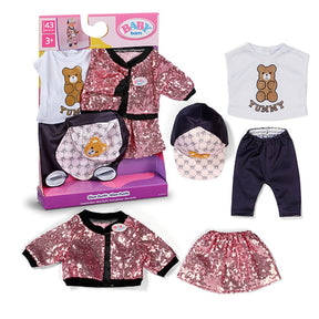 Baby born glam outfit 43cm | 2 stk