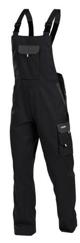 Dassy american overalls calais p k sort grå 48