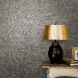 North Wall Wallpaper Vintage Deluxe Stucco Look Gray