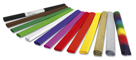 Folia fo-822134 crepepapir 50cmx2,5m krympe med 10 gange rød