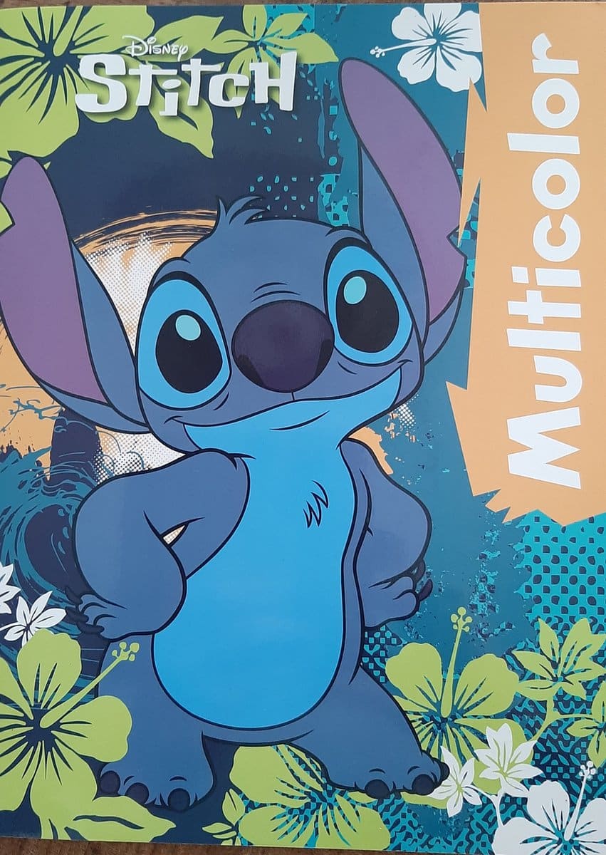 Intro stitch malebog multicolor med 32 sider