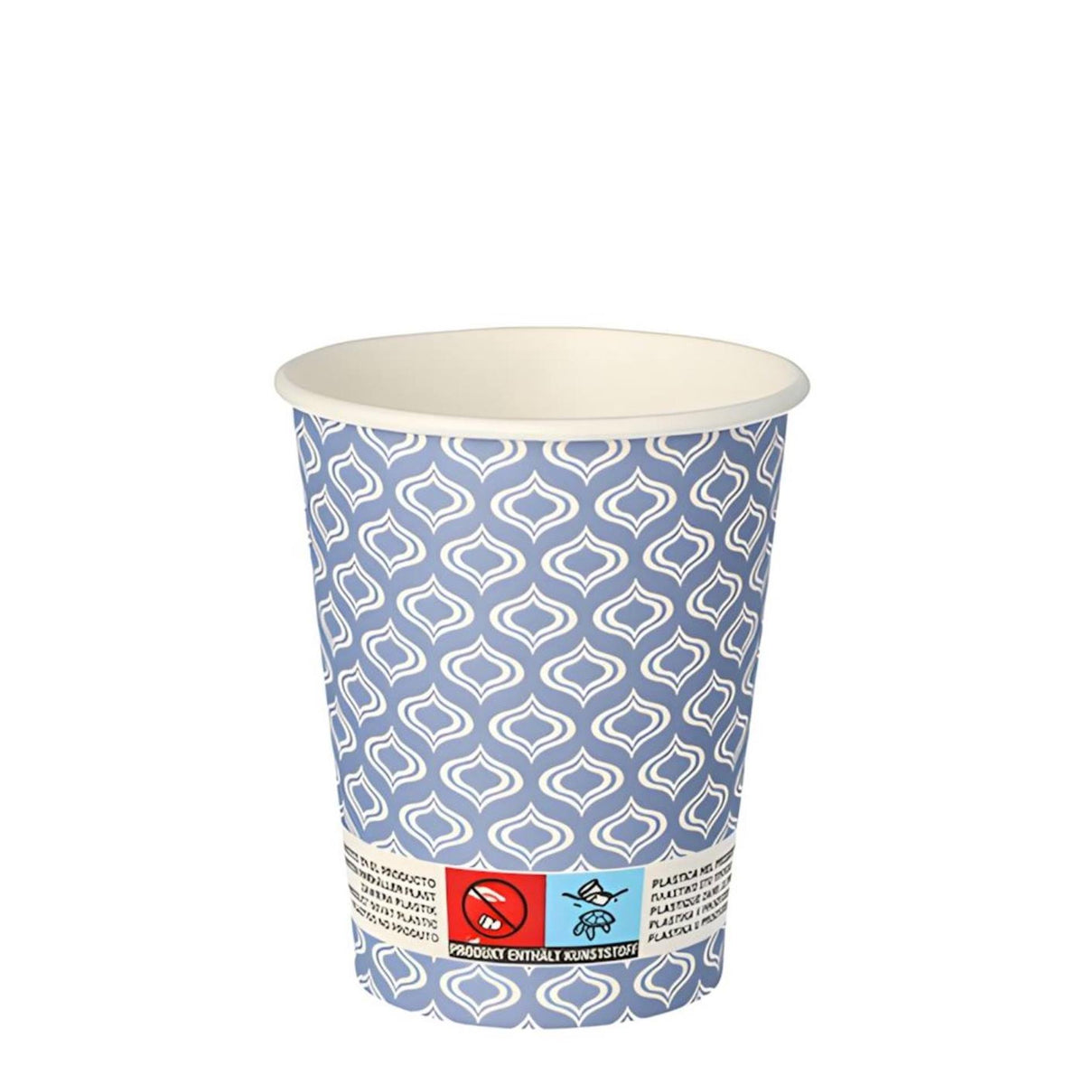 Papstar drinkbekers karton 0,2l ø8cm 9,1cm pak a 20 stuks
