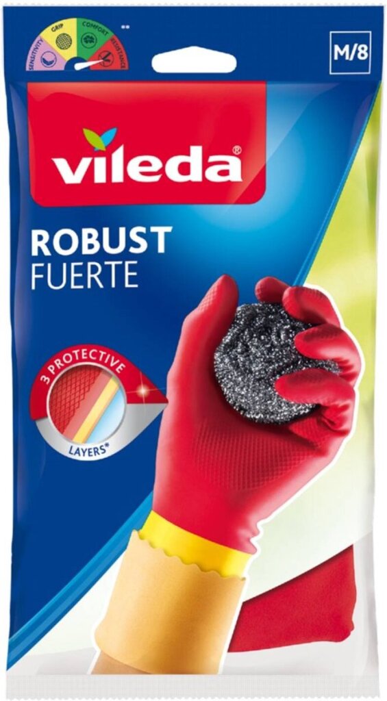 Vileda handsker robust medium 1 par
