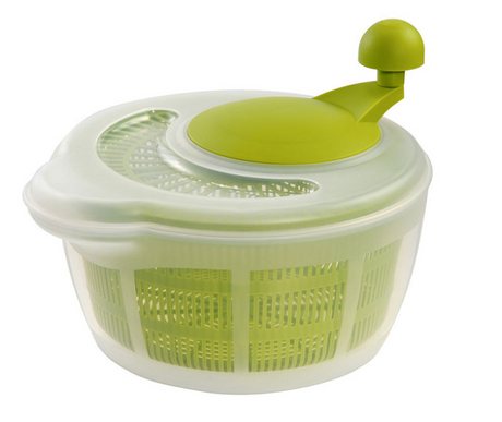 Westmark salatspinner, kapacitet: 5 l, ø 26 cm, plast, BPA-fri, fortuna, farve: transparent rød