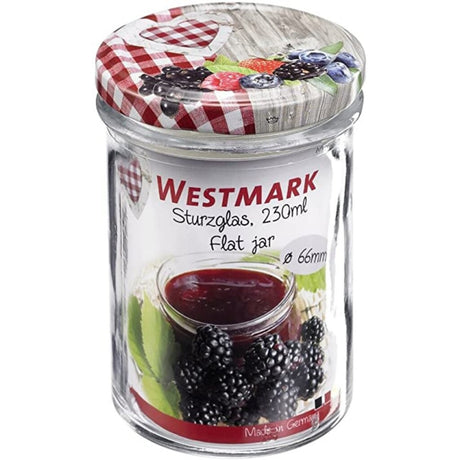 Westmark syltetøjsglas i glas 230 ml 6,6 cm