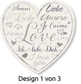 Avery av-56813 deco mærkat æske hjerter 3 designs