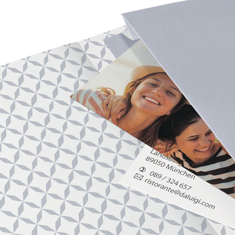 Sigel si-jn126 notesbog jolie flair a6 hardcover ruled glacier grey 174 sider 80g
