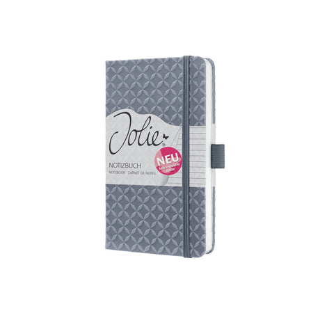 Sigel si-jn126 notesbog jolie flair a6 hardcover ruled glacier grey 174 sider 80g