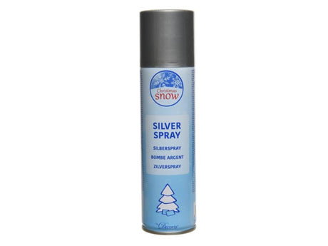 Decoris dekorationsspray sølv 150ml sølv