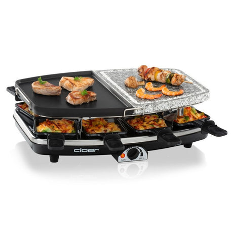 Cloer 6435 raclettegrill med natursten 1200w
