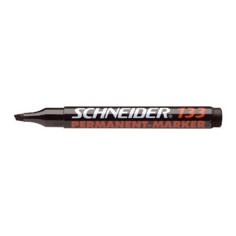 Schneider skriveredskaber schneider permanent markør - maxx 133 - mejselspids - sort - 10 stykker - s-113301-10