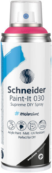 Schneider papirvarer schneider spraydåsemaling - paint-it 030 - gør-det-selv spraymaling - akrylmaling - 200ml - magenta - s-ml03050136