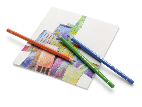 Faber Castell FC-110012 farveblyant polychromos 3,8 mm kernetykkelse æske med 12 stykker