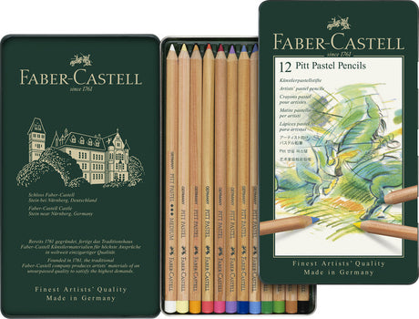 Faber-castell pitt pastel blyanter - 12 stykker - fc-112112