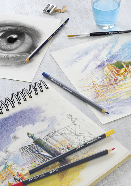 Faber-castell farveblyant akvarel - goldfaber - dåse 48 stykker - fc-114648