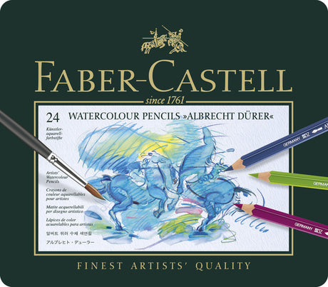 Faber-castell akvarel blyant - albrecht durer - dåse 24 stykker - fc-117524