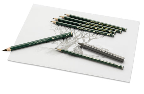 Faber castell fc-119063 blyant 9000 blik boks med 6 stk.