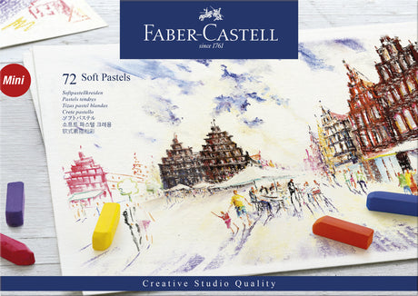 Faber-castell faber castell pastelkridt - halv længde - 72 stykker - fc-128272