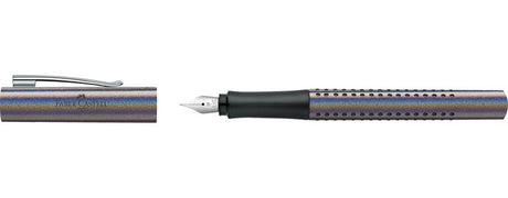 Faber Castell FC-140842 Fyldepen Faber Castell Grip Glam M Sølv