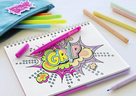 Faber castell fc-155312 tuscher neon og pastel 10 stk.