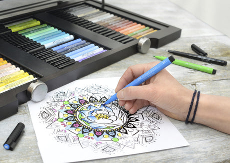 Faber Castell FC-167398 Tegnepen Pitt Artist Pen 251 Sølv
