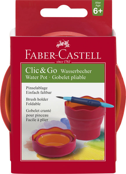 Faber Castell FC-181517 Vandkop Clic Go Pink Orange