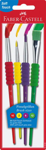 Faber Castell FC-481600 børstesæt plast 4 stk