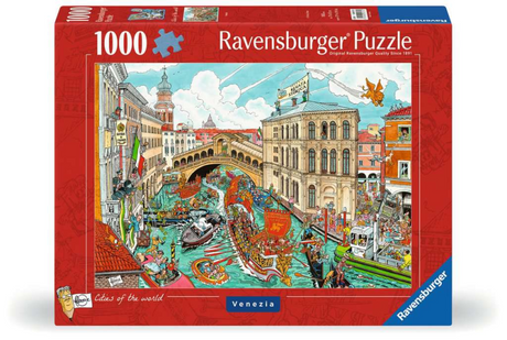 Ravensburger puslespil Fleroux Venedig, 1000 stk.