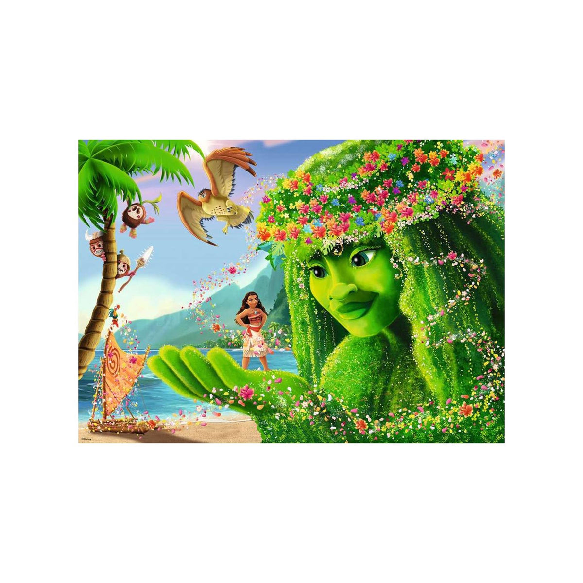 Ravensburger puslespil vaiana 1000 brikker