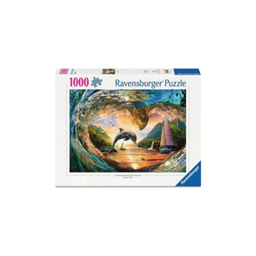 Ravensburger puslespil sunset splash - 1000 stk.