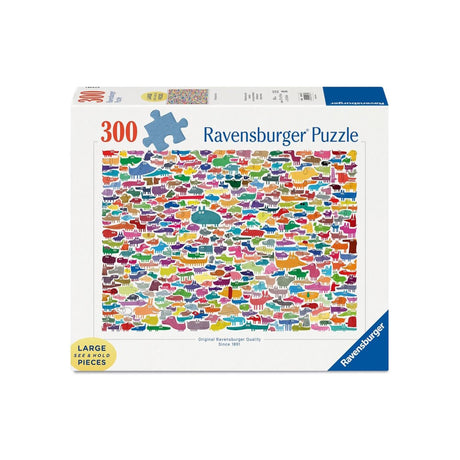 Ravensburger – 387 hunde én kat – puslespil – 1000 brikker