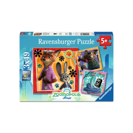 Ravensburger puslespil zootopia 2 3x49 stk