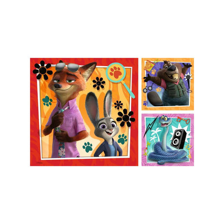 Ravensburger puslespil zootopia 2 3x49 stk