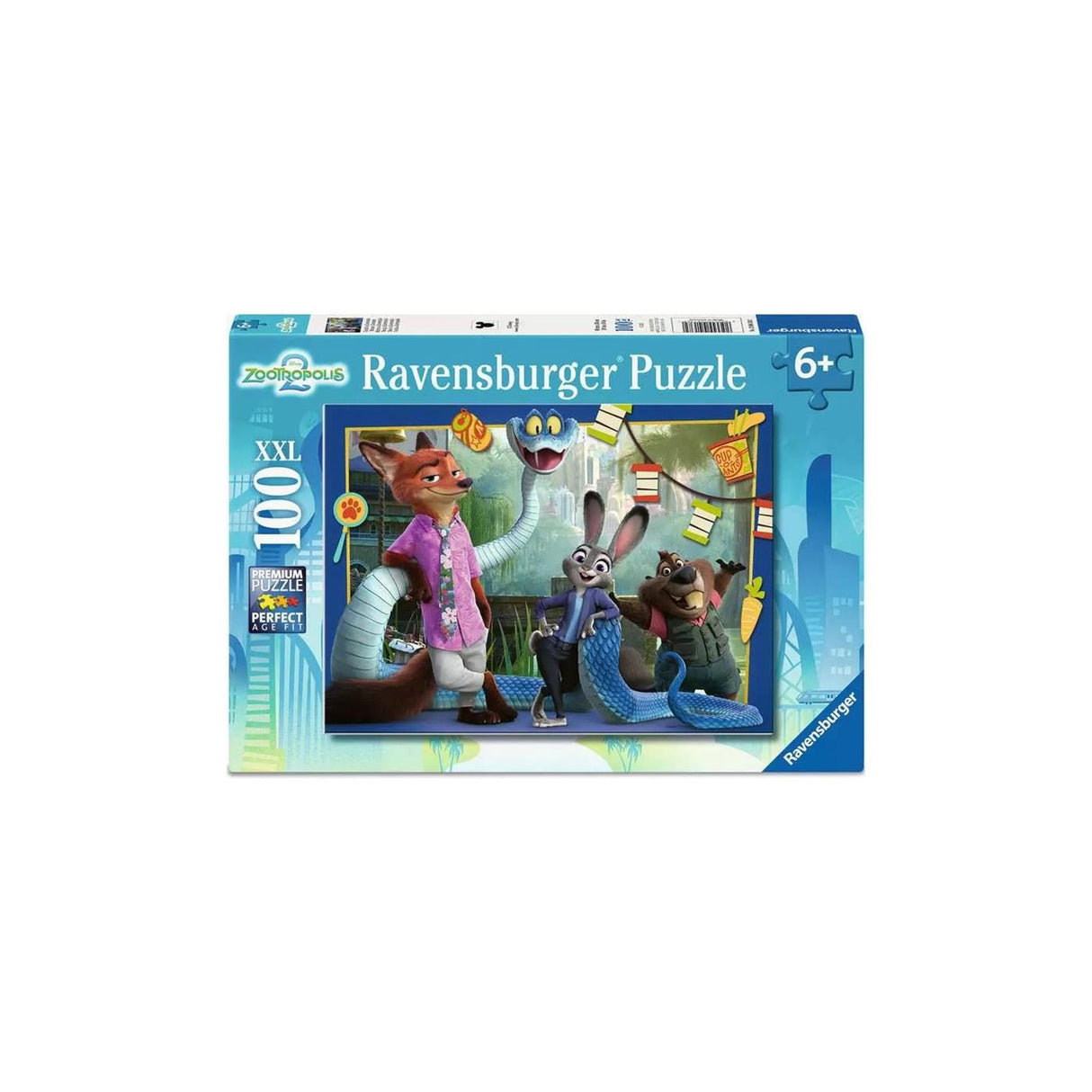 Ravensburger puslespil zootopia 2 100 xxl brikker